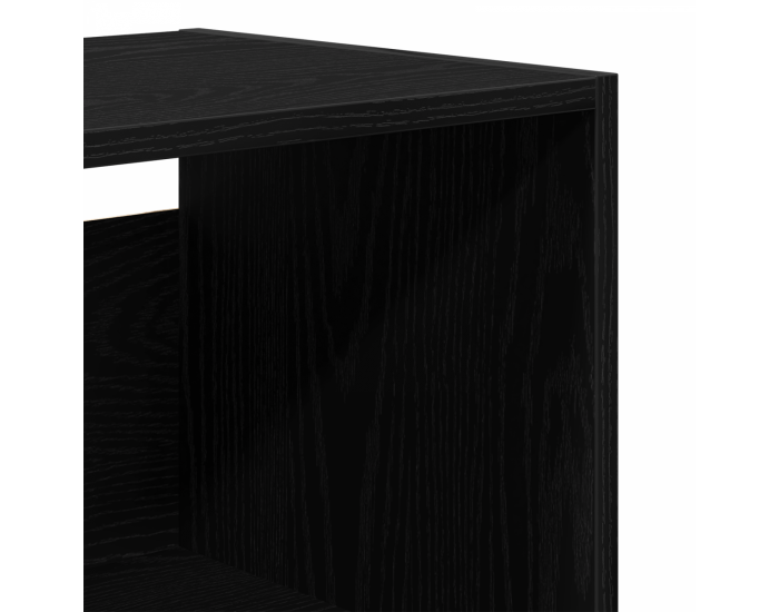 Sonata H Висок шкаф Черен дъб 69.5x34x180 см