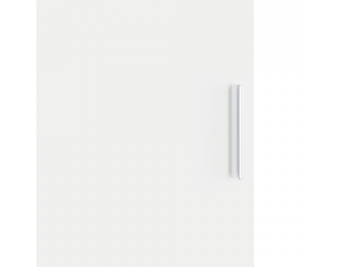 Sonata H Работна маса със съхранение Бяла Инженерна дървесина