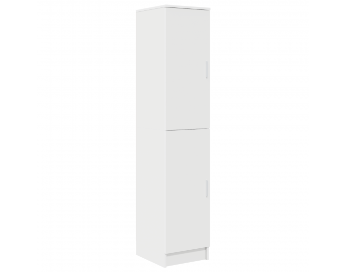 Sonata H Работна маса със съхранение Бяла Инженерна дървесина