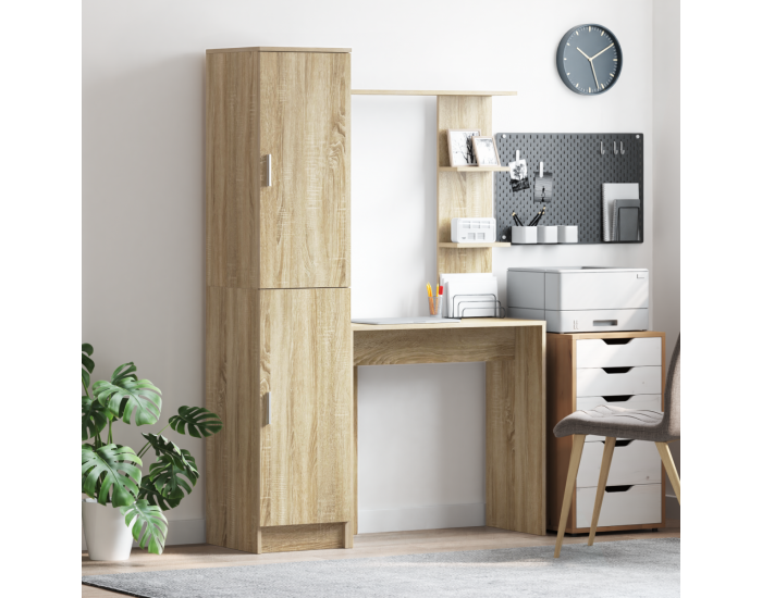 Sonata H Бюро с място за съхранение Сонона дъб Инженерна дървесина