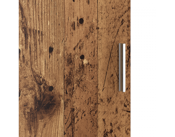 Sonata H Бюро със съхранение старо дърво инжeнерно дърво