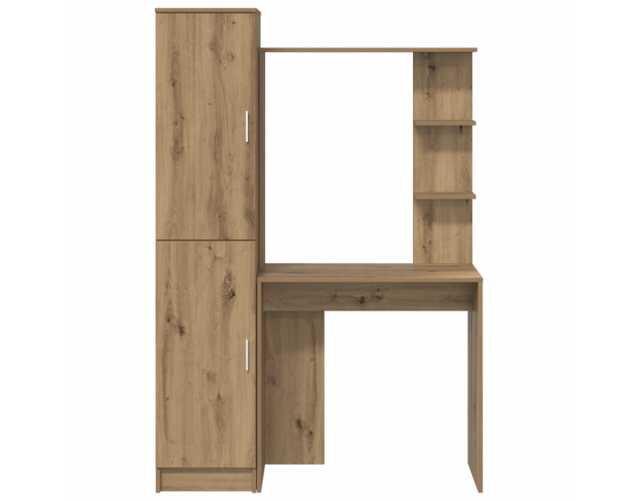 Sonata H Маса с място за съхранение, артистичен дъб, инженерна дървесина