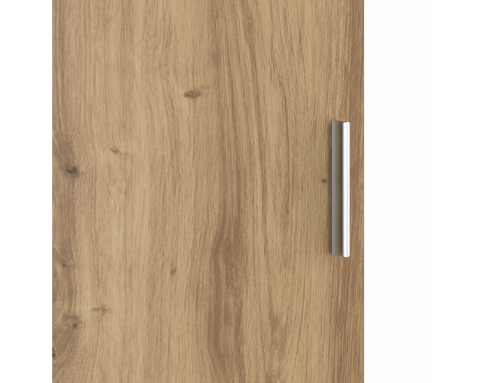 Sonata H Маса с място за съхранение, артистичен дъб, инженерна дървесина