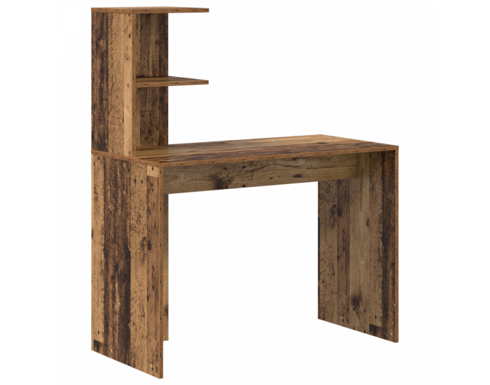 Sonata H Деск с Съхранение Стара Дървесина Инженерна Дървесина