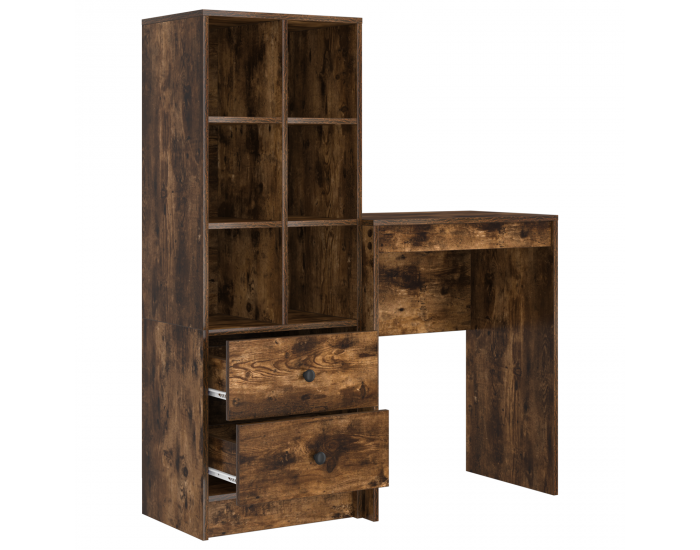 Sonata H Стол с място за съхранение Опушен дъб Инжeнерна дървесина