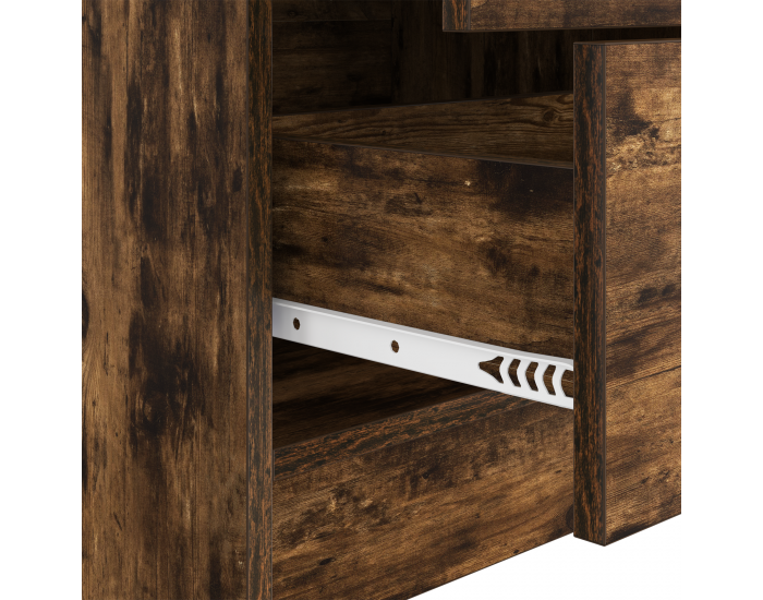 Sonata H Стол с място за съхранение Опушен дъб Инжeнерна дървесина