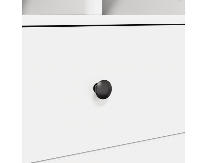 Sonata H Бюро с съхранение Бяло Инженерна дървесина Sonata H Бюро с съхранение Бяло Инженерна дървесина