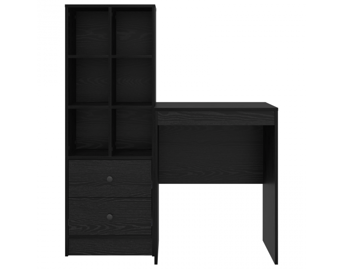 Sonata H Стол с място за съхранение черен дъб инженерна дървесина