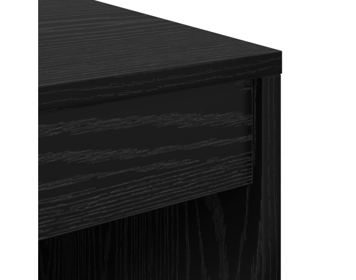 Sonata H Стол с място за съхранение черен дъб инженерна дървесина