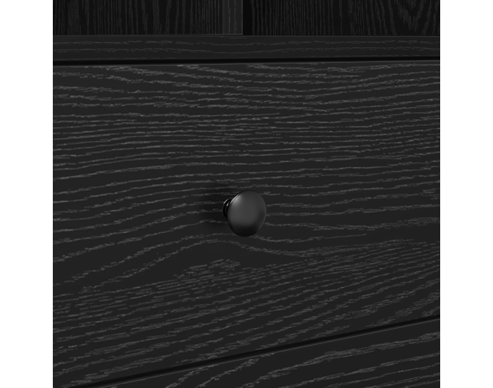 Sonata H Стол с място за съхранение черен дъб инженерна дървесина