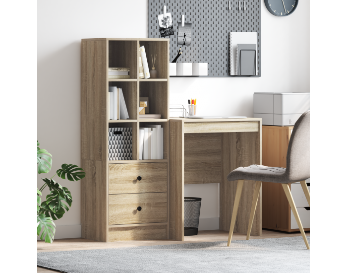 Sonata H Табло на с хранилище Sonoma Oak Инженерна дървесина