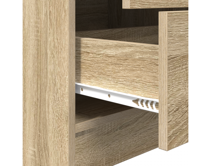 Sonata H Табло на с хранилище Sonoma Oak Инженерна дървесина