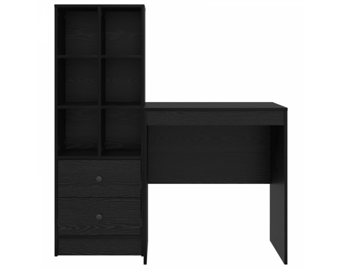 Sonata H Масата със съхранение Черен дъб Инженерна дървесина