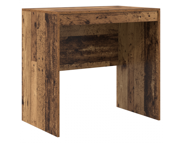 Бюро Sonata H с вградено съхранение от старо дърво и инженерна дървесина