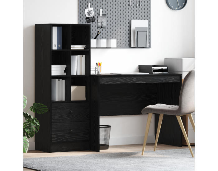 Sonata H Плот на със съхранение Черен дъб Инженерна дървесина