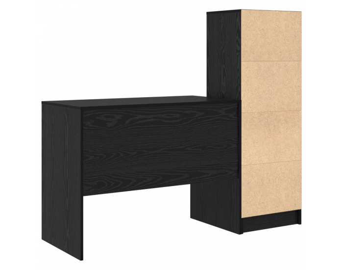 Sonata H Плот на със съхранение Черен дъб Инженерна дървесина