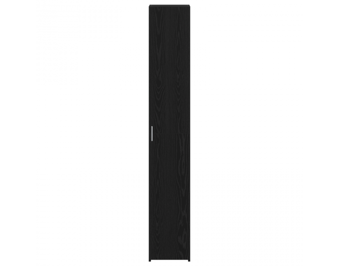 Sonata H Висок Бюфет Черен Дъб 30x42.5x185 см Инженерни плочи