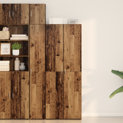 Sonata H Highboard Старо дърво 70x42.5x185 см Инженерна дървесина Sonata H Highboard Старо дърво 70x42.5x185 см Инженерна дървесина - Шкафове, Витрини, Модулни секции