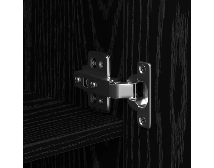 Sonata H Висок шкаф Черен дъб 70x42.5x185 см Инженерна дървесина