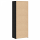 Sonata H Висок шкаф Черен дъб 70x42.5x185 см Инженерна дървесина