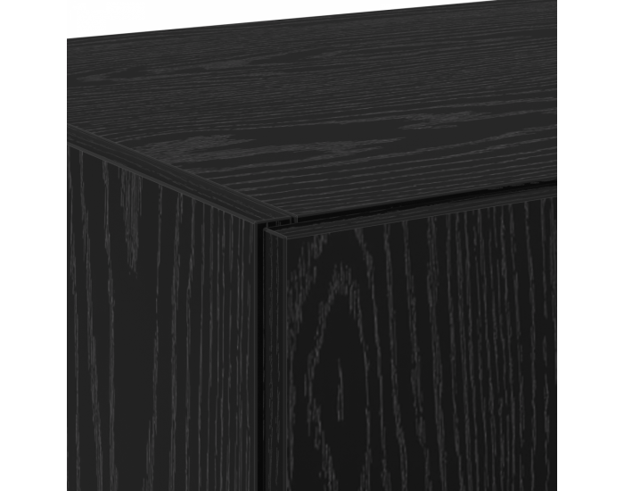 Sonata H Висок шкаф Черен дъб 70x42.5x185 см Инженерна дървесина