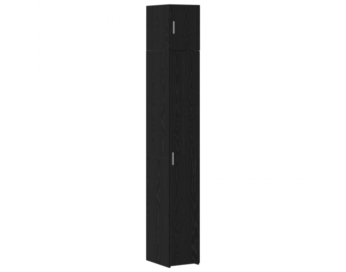 Тесен шкаф за съхранение Sonata H Черен дъб 30x42.5x225 см Инженерна дървесина
