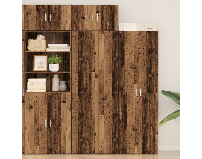 Шкаф за съхранение Sonata H Старо дърво 70x42.5x225 см Инженерна дървесина Шкаф за съхранение Sonata H Старо дърво 70x42.5x225 см Инженерна дървесина
