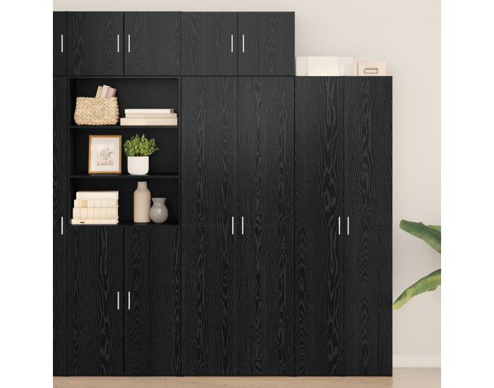 шкаф за съхранение Sonata H Черен дъб 70x42.5x225 см Инженерна дървесина шкаф за съхранение Sonata H Черен дъб 70x42.5x225 см Инженерна дървесина