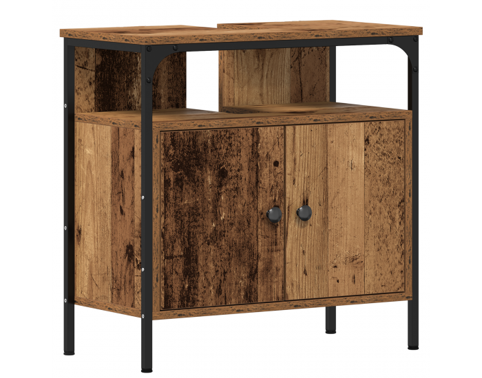 Sonata H Мивка за баня с вграден басейн в стил старо дърво