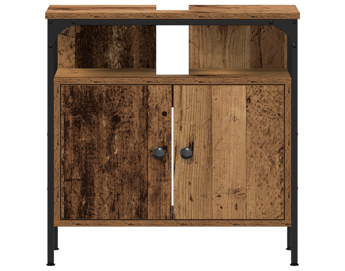 Sonata H Мивка за баня с вграден басейн в стил старо дърво