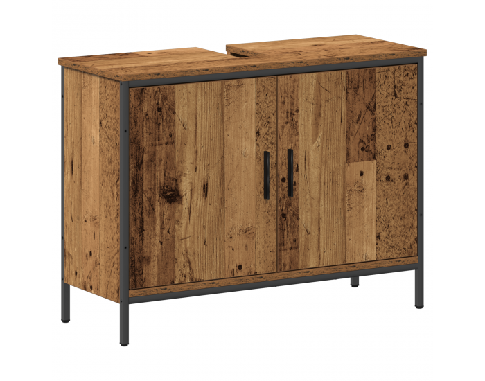 Sonata H Комплект мебели за баня от 3 части – Обветрено дърво