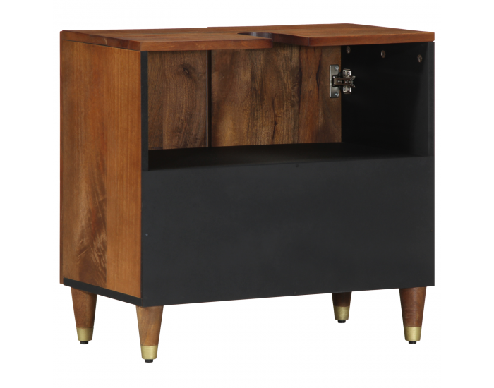 Sonata H Кабинет за мивка в банята Меден кафяв с златисти акценти