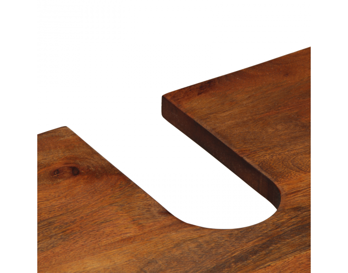 Sonata H Кабинет за мивка в банята Меден кафяв с златисти акценти