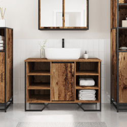 Sonata H Кабинет за мивка Старо дърво 91x35x60 см - Комплекти