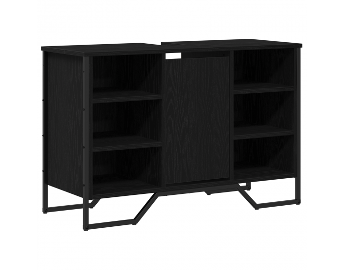 Sonata H Кабинет за мивки Черен дъб 91x35x60 см Инженерна дървесина