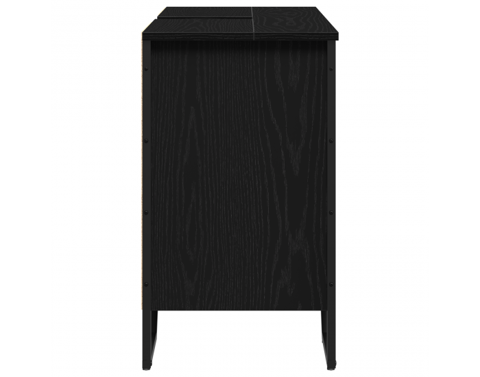 Sonata H Кабинет за мивки Черен дъб 91x35x60 см Инженерна дървесина