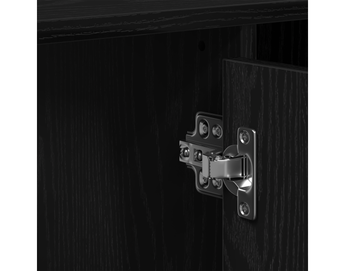 Sonata H Кабинет за мивки Черен дъб 91x35x60 см Инженерна дървесина