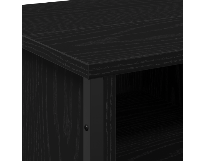 Sonata H Кабинет за мивки Черен дъб 91x35x60 см Инженерна дървесина