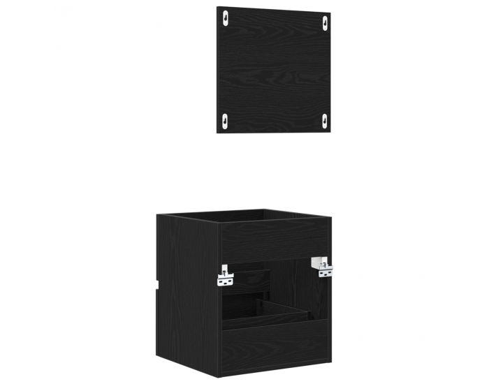 Sonata H Кабинет за баня - Черен дъб Дървесина Стандартен Съхранение