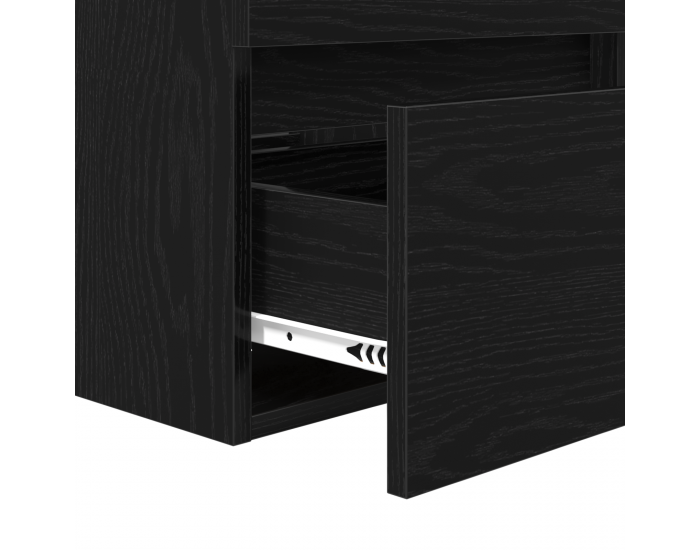 Sonata H Кабинет за баня - Черен дъб Дървесина Стандартен Съхранение