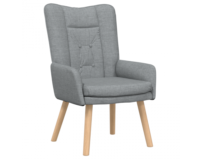 Sonata H Релаксиращ стол Светлосив текстил