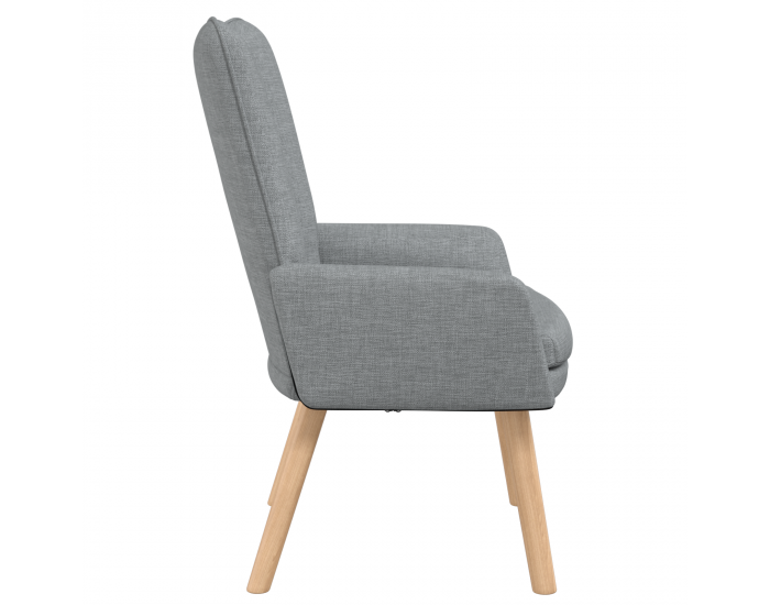 Sonata H Релаксиращ стол Светлосив текстил