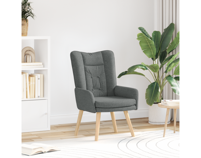 Sonata H Релаксиращ фотьойл Тъмен сив текстил