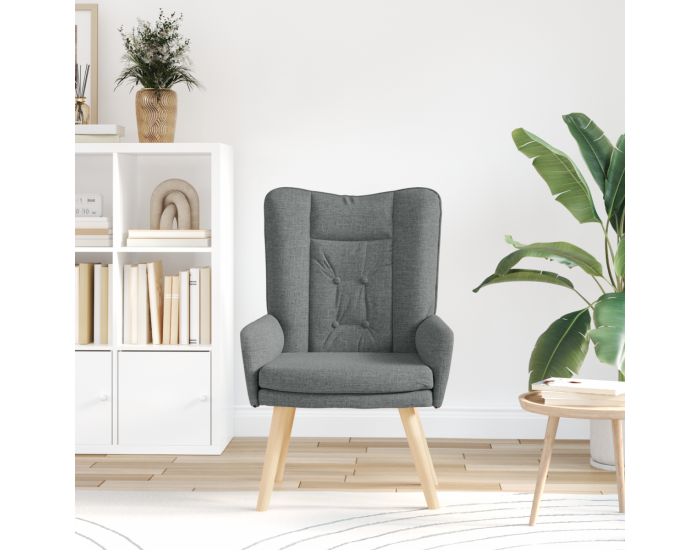 Sonata H Релаксиращ фотьойл Тъмен сив текстил