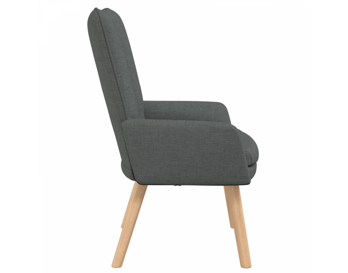 Sonata H Релаксиращ фотьойл Тъмен сив текстил