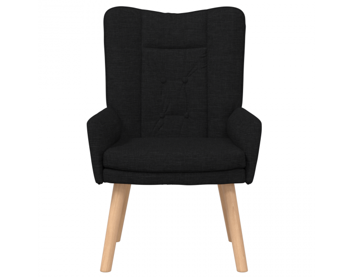 Sonata H Релаксиращ стол Черен текстил