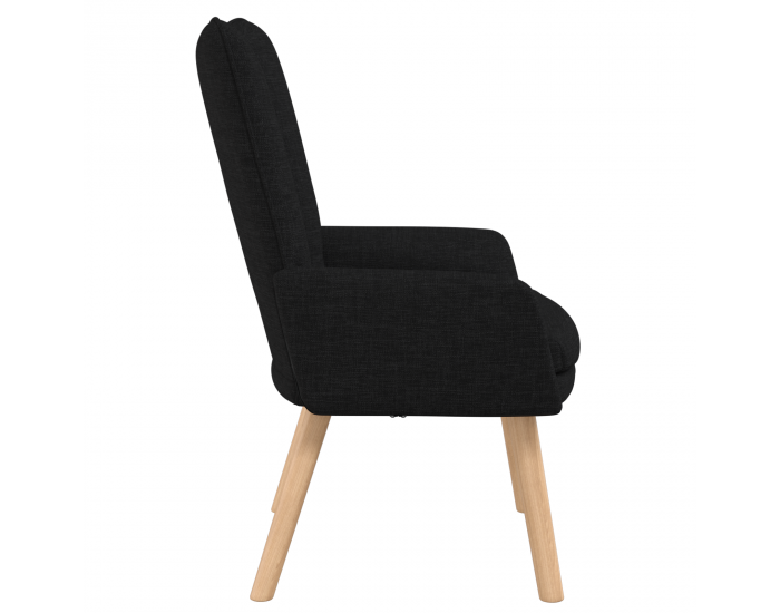 Sonata H Релаксиращ стол Черен текстил