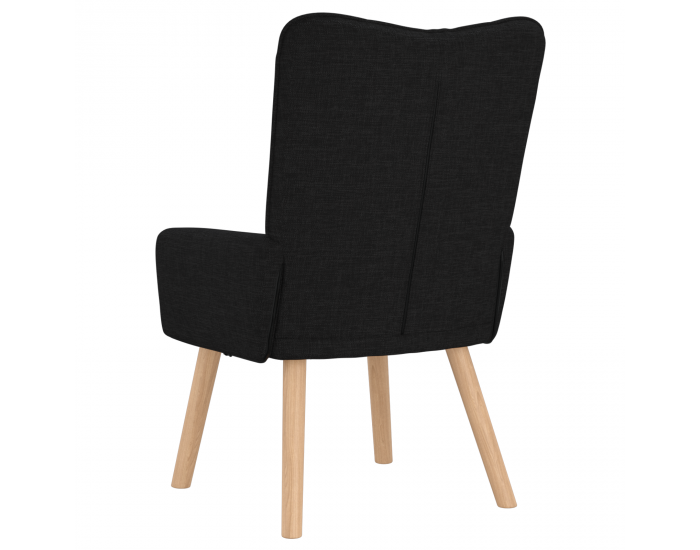 Sonata H Релаксиращ стол Черен текстил