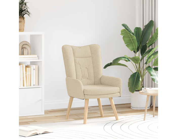 Sonata H Релаксиращ стол Кремав плат