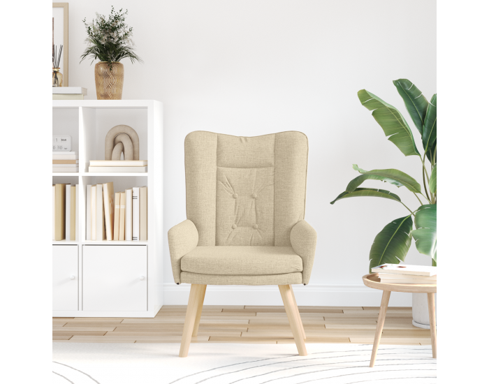 Sonata H Релаксиращ стол Кремав плат